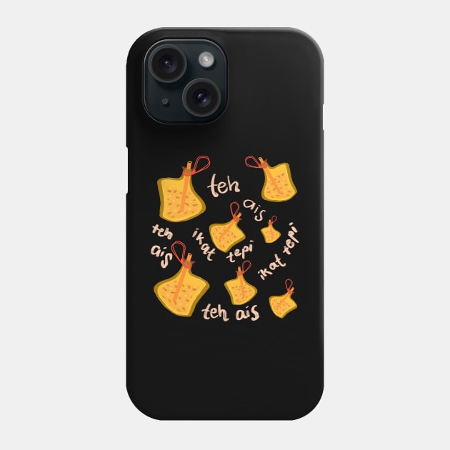 teh ais ikat tepi Phone Case by HAIFAHARIS