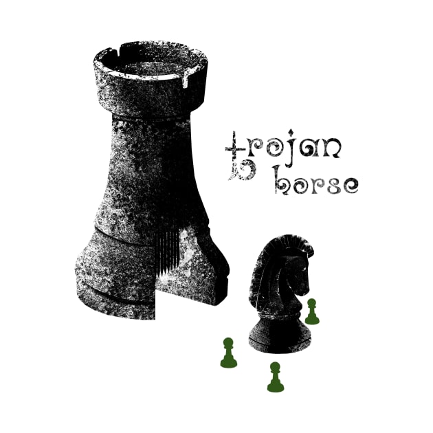 chess rook- trojan horse by gazonula