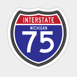 I75 Michigan - 2-sided Magnet