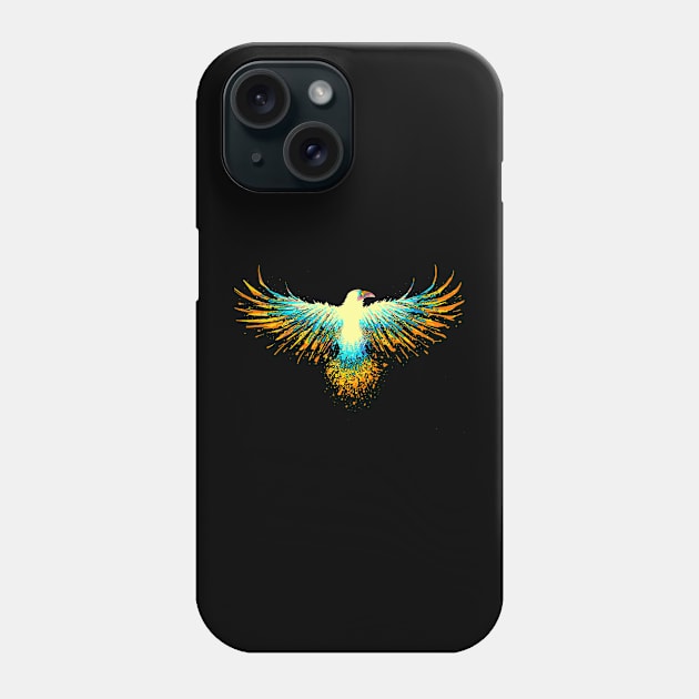 Abstract Raven Phone Case by clingcling