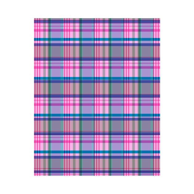 Pink and Purple Plaid Pattern by OpalEllery