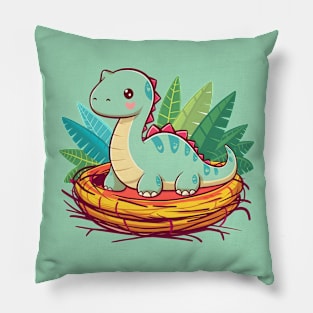 Chibi Diplodocus Dino Pillow