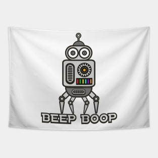 Beep Boop Robot Tapestry