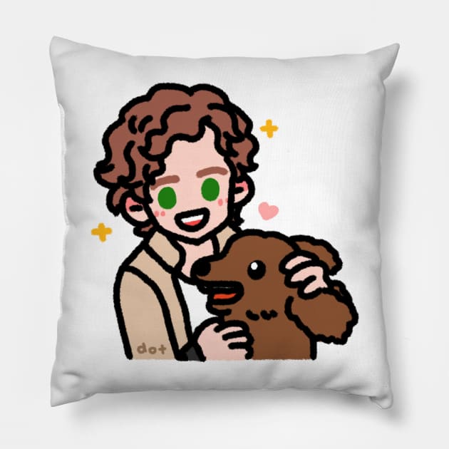 Tofu with Andrey Pillow by dotbyedot