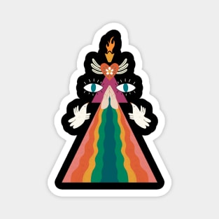 Rainbow Blessings Magnet