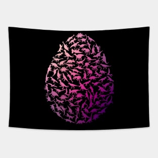 Colourful Dinosaur Egg Tapestry