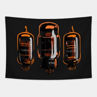 The holy trinity of amplifier vacuum tubes Tapestry