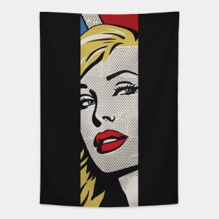 Pop Art American Blonde Tapestry