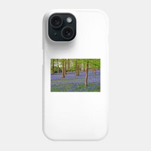 Bluebell Woods Greys Court Oxfordshire UK Phone Case