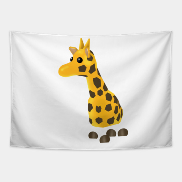 Adopt Me Roblox Giraffe Adopt Me Roblox Tapestry Teepublic - orange dot roblox