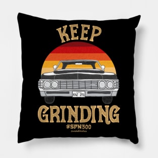 Keep Grinding Pillow