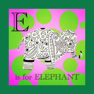 E is for elephant T-Shirt