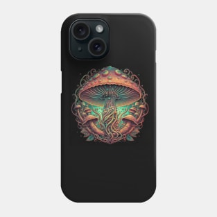 Mushroom Fantasy Design Psychedelic Phone Case