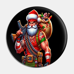 Rambo Santa Pin