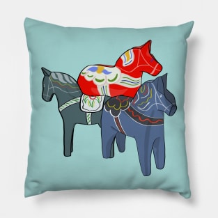 Dala Horses Pillow