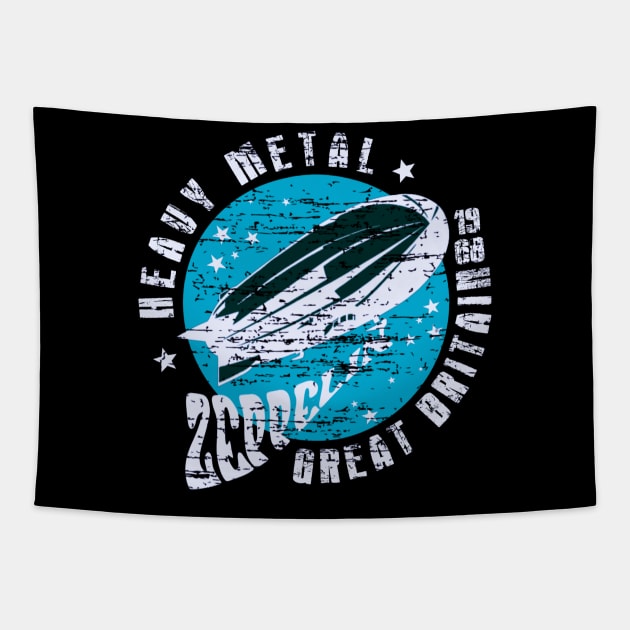 Vintage heavy metal Tapestry by Buddydoremi