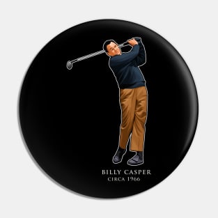 Billy Casper Gold Circa 1966 Pin