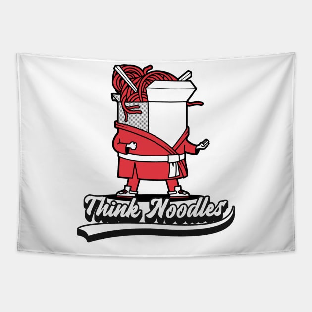 Think Noodle Tapestry by ReadyOrNotDesigns 