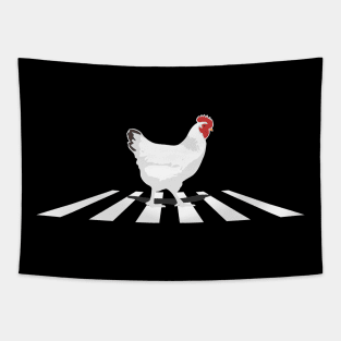 Chicken Crossing Tapestry