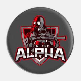 I'm The Alpha (20) Pin