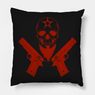 You don't like guns? So defend yourself with flowers haha Pillow