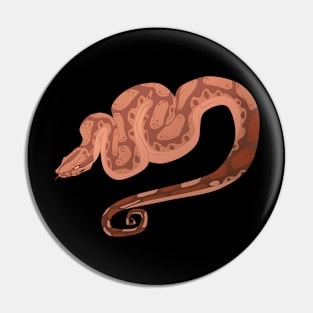 Red Boa Constrictor Pin