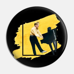 Jerry Lee Lewis-Yellow Paint Pin