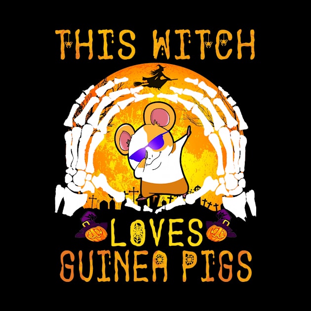 This Witch Loves Guinea Pigs Halloween (139) by Berniesx