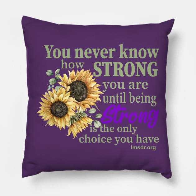 LMSDR Sunflower Pillow by BarbC