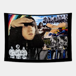 Super King Collage Tapestry