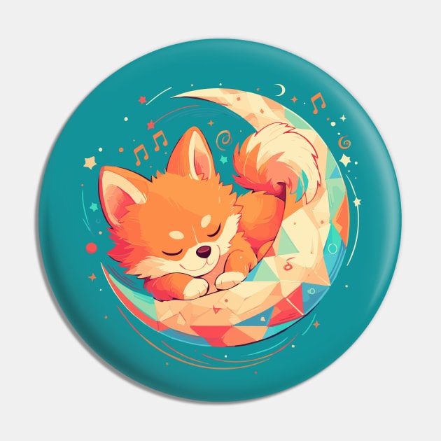 Cute fluffy pomeranian dog sleeping to the music of the night Pin by etherElric