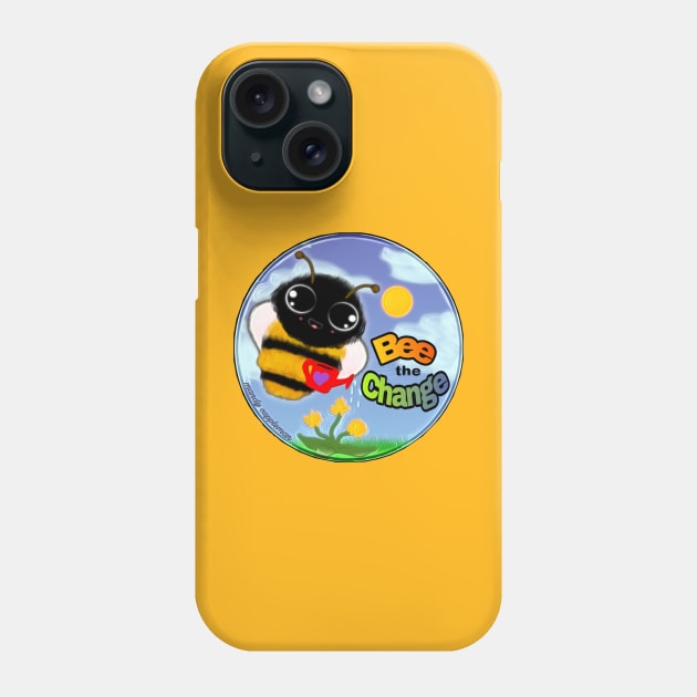 🐝 Bee the Change 💚 Phone Case by Patchwork Bird