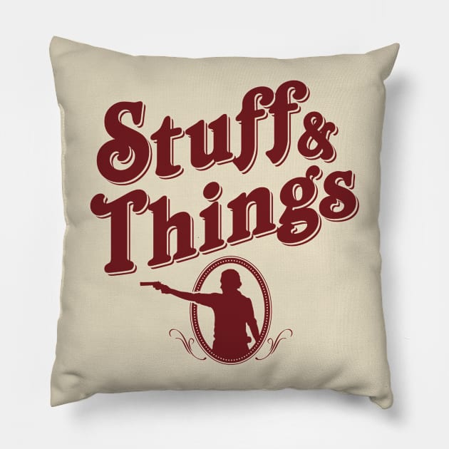 Stuff & Things Pillow by RobGo