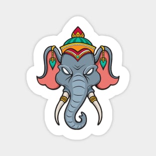 Indian elephant Magnet