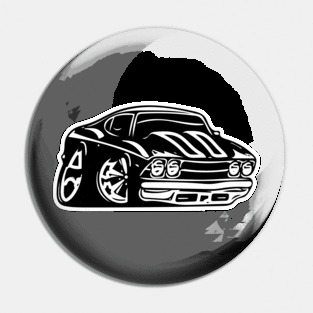 Mini muscle car Pin