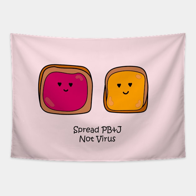 Spread PB&J, Not Virus Tapestry by Conscious Kid Planet