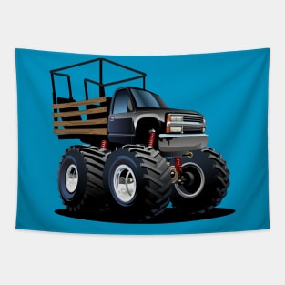 Cartoon monster truck Tapestry