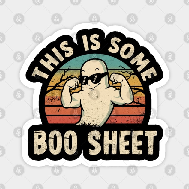 This-Is-Some-Boo-Sheet Magnet by Creatifly Graphic Tees