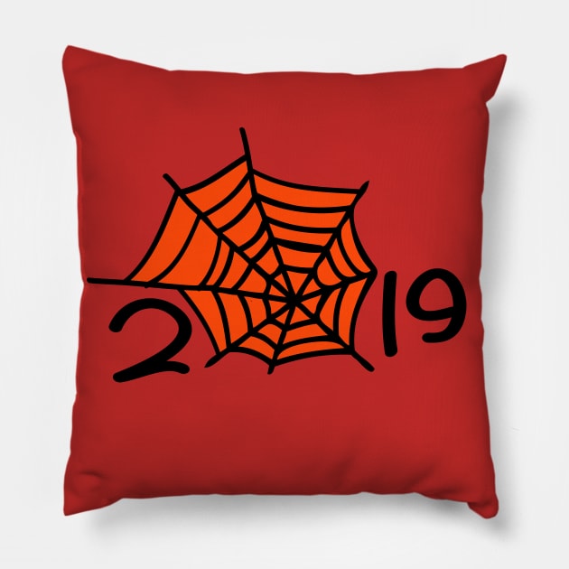 2019 spider web Pillow by CindyS