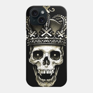 King Skull with Crown Phone Case