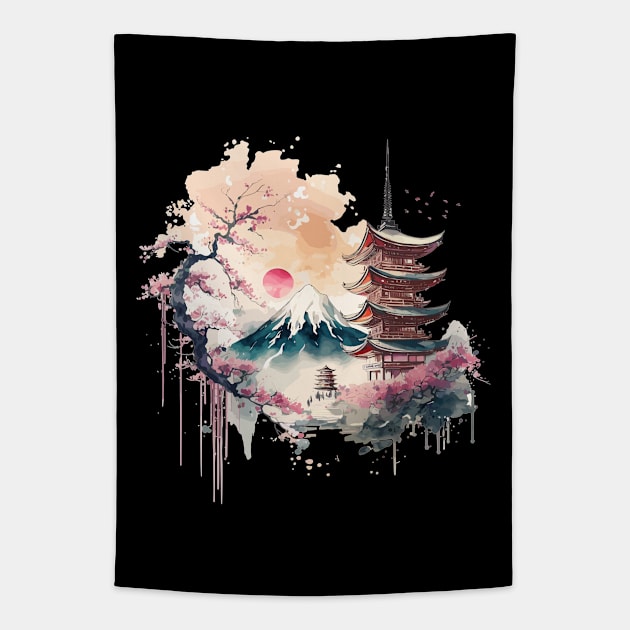 Japanese Tapestry by MBNEWS