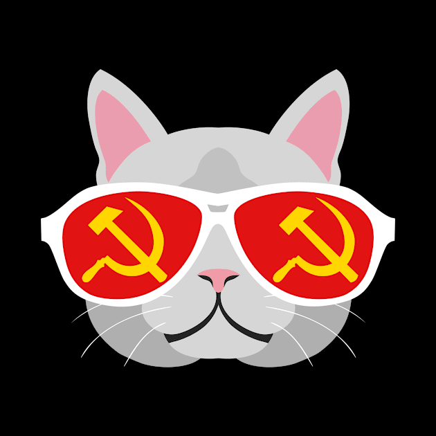 Soviet Communist Cat by sqwear