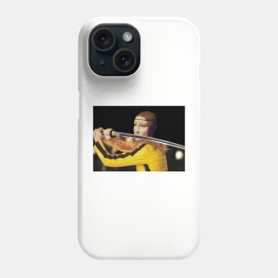 Leonardo Da Vinci's Lady with an Ermine & Beatrix Kiddo (Black Mamba) from Kill Bill Phone Case