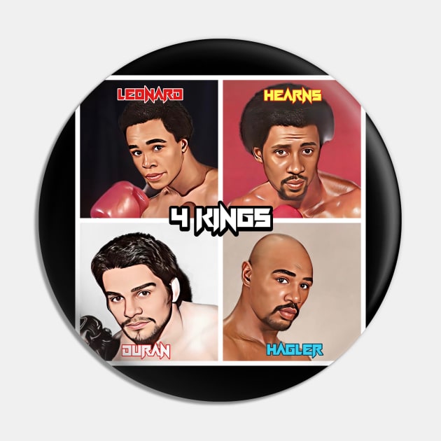 4 Kings - Legends Of The Ring Pin by M.I.M.P.