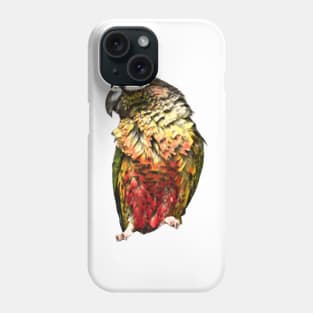 Green Cheek Conure Parrot Bird design, Love for birds Phone Case