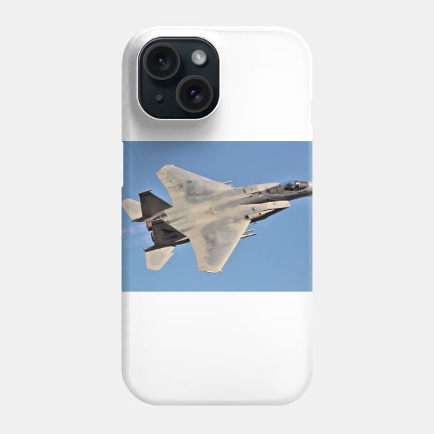 F-15 in Afterburner Phone Case by acefox1