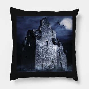 Moonlit Castle Pillow