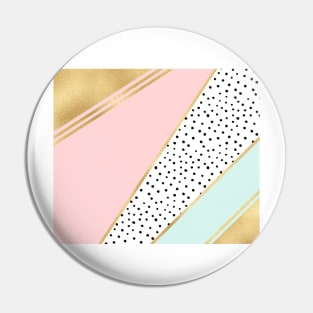 Ethereal golden pastel geometry Pin