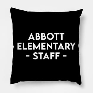 Abbott Elementary Staff Pillow