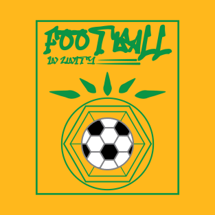 Football - Soccer In Unity Green T-Shirt